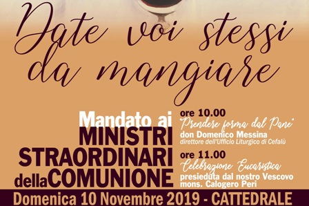 Diocesi di Caltagirone: oggi consegna ufficiale del Mandato ai Ministri straordinari della Comunione